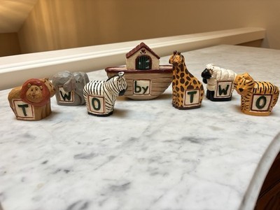Midwest Of Cannon Falls, Eddie Walker, Noah s Ark, Two By Two, 7 Pc Set, Nursery