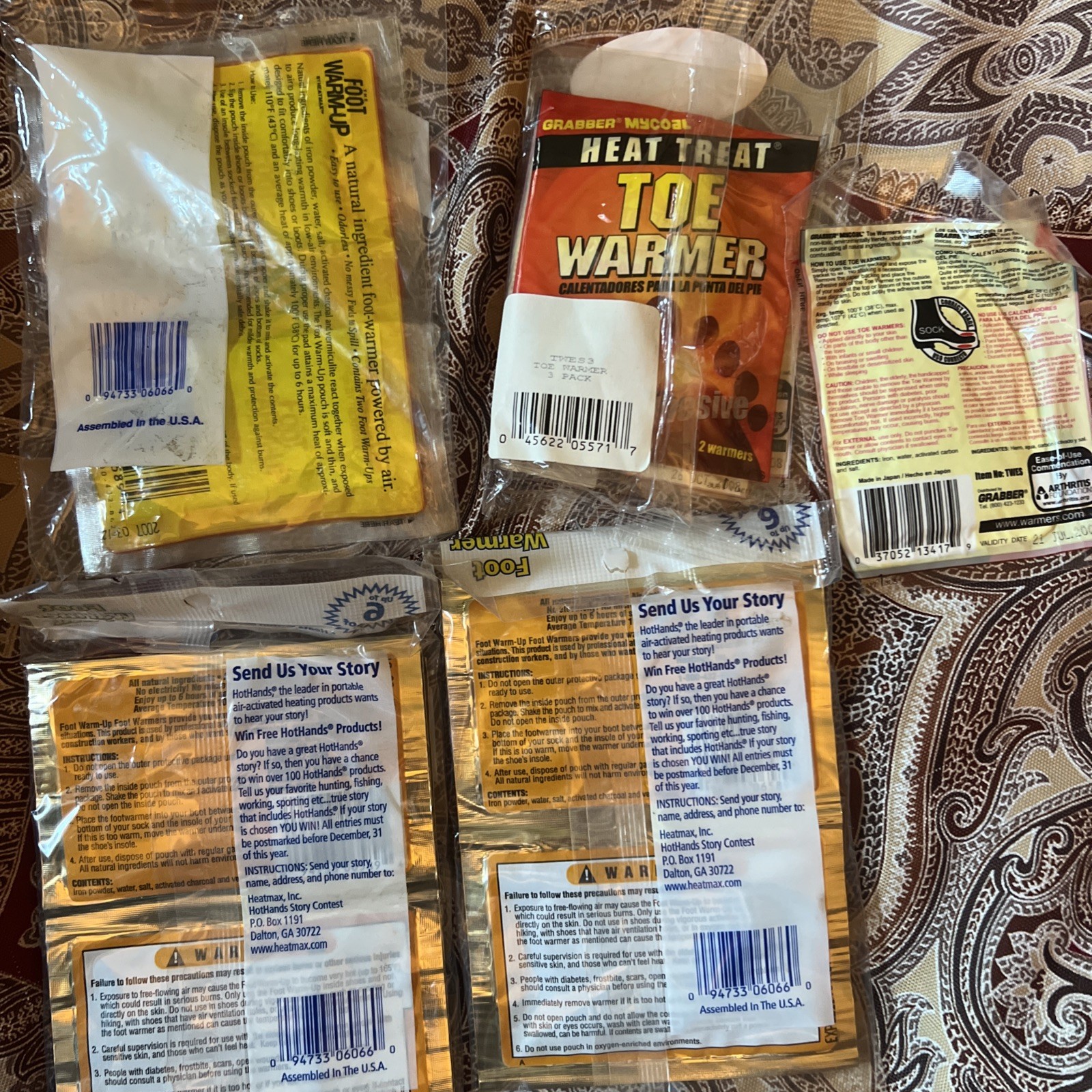 Bundle of Hand & Feet Warmers 23 Pack by HeatMax & Grabber Mycoal,