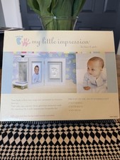 NIB Little Pear Baby's Print Keepsake Desk Frame - Makes Perfect Nursery D cor