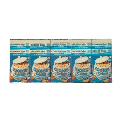 VINTAGE GENERAL MILLS COOKIE CRISP CEREAL FRIDGE MAGNET CEREAL PROMO SET OF 5
