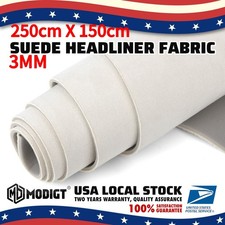98"x60" Headliner Fabric Foam Backed Suede Match Car Roof Liner Sag Upholstery