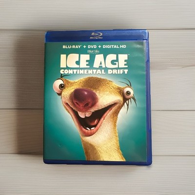 ICE AGE CONTINENTAL DRIFT Blu-ray + DVD