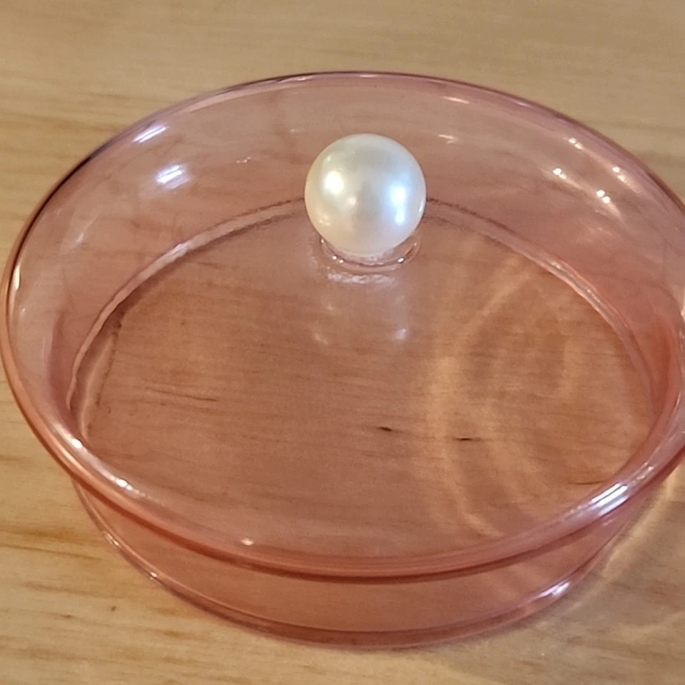 Lot of 2 Glass Teapots Clear and Pink Tea Pot w/Stainless Heart & Long Infuser - Image 3 of 4