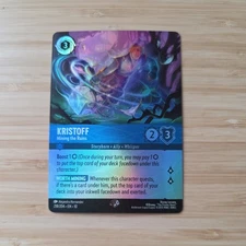 Kristoff Mining the Ruins Epic 218/204 Lorcana Whispers in the Well Mint