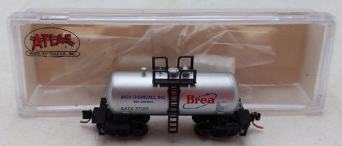 Atlas 32421 Spur N Brea Chemical Tank Car #77140 EX/Box | Zustand: Used