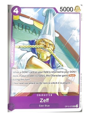 Zeff Legacy of the Master OP12-072 UC NM