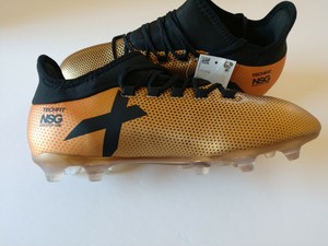 Adidas X 17.2 FG Men's 7.5 Soccer Cleats CP9186 - Gold, Black, Red New | eBay