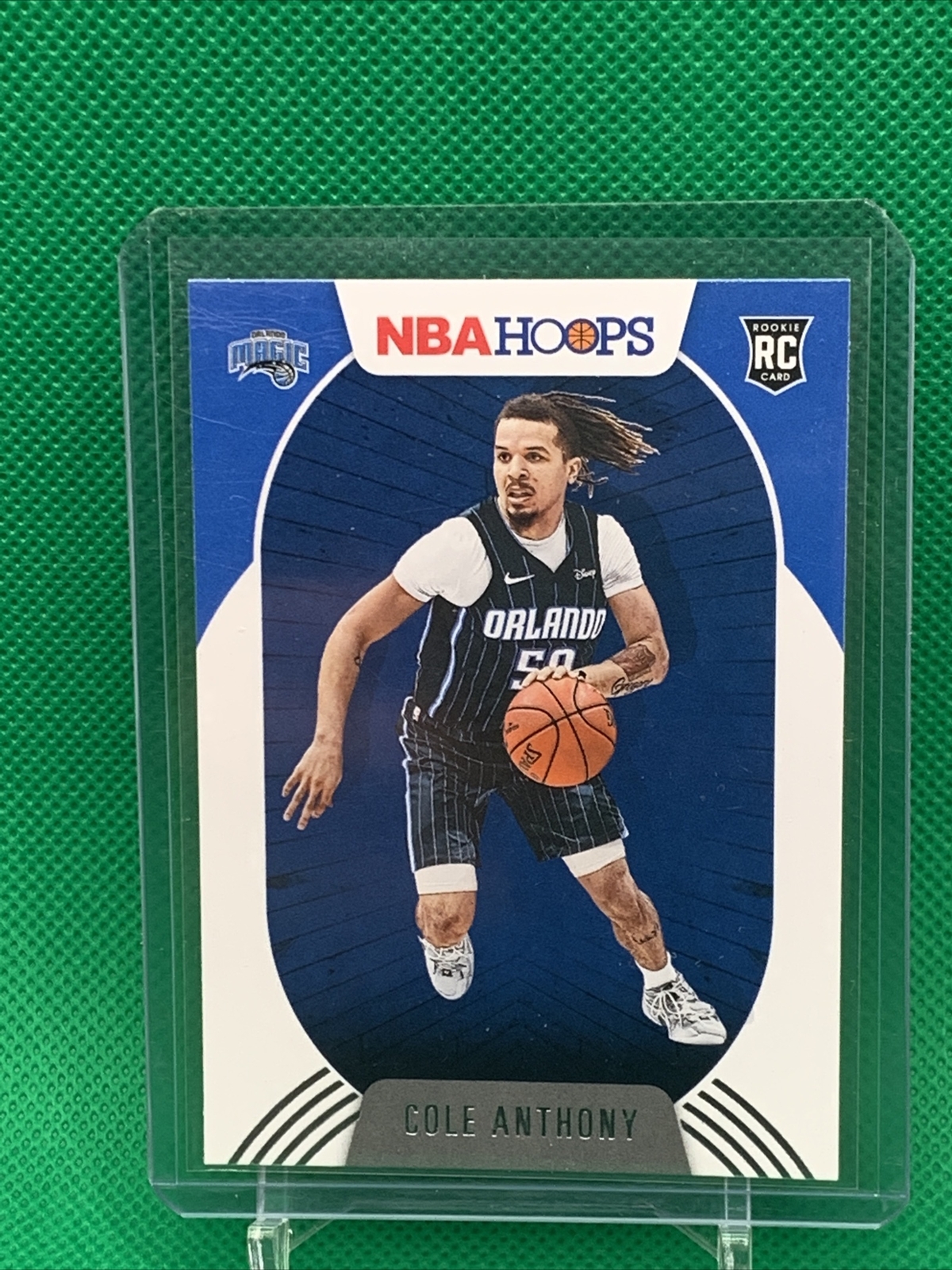 COLE ANTHONY RC 2020-21 NBA HOOPS #234 ROOKIE CARD ORLANDO MAGIC UNC Tar Heels