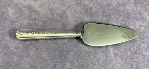 Sterling Silver Towle 6" Pie Cheese Server Rambler Rose - No Monogram Art Deco