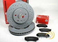 FüR Opel Insignia - Zimmermann Gelochte Sport Bremsscheiben BremsbeläGe FüR Vorn