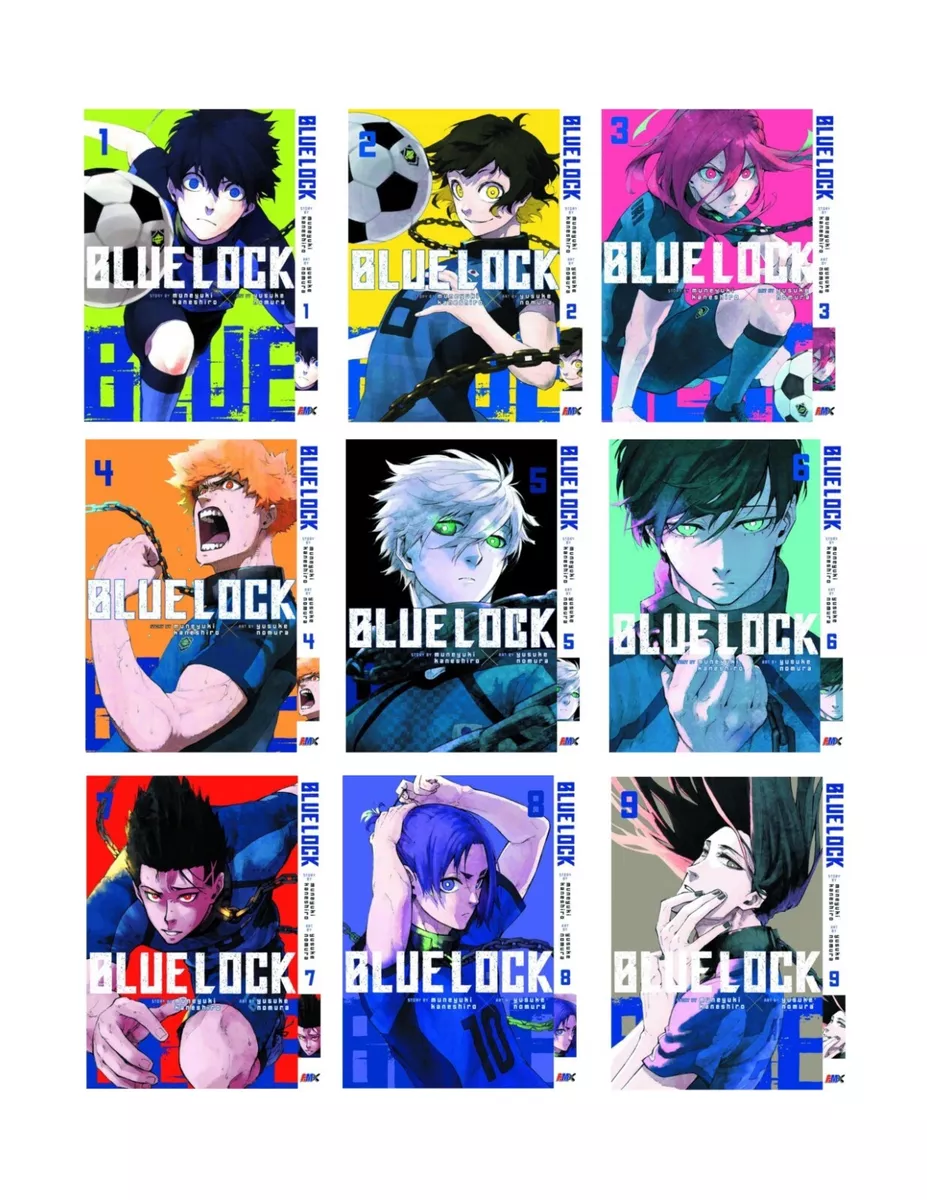 Blue Lock Manga Anime Volume 1-22 English Comic Book Full Set