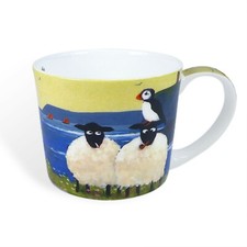 Thomas Joseph Mug, No Puffin, Sheep Mug, Bone China, 325ml
