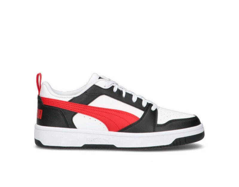 PUMA REBOUND V6 LOW Sneaker uomo bianca nera rossa