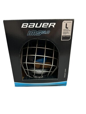 Bauer IMS 5.0 Helmet Mask Combo Black Large