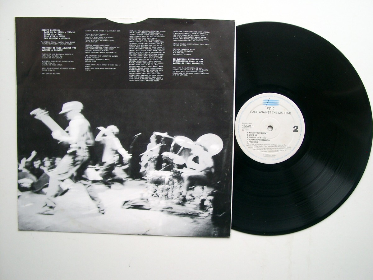 RAGE AGAINST THE MACHINE - 1st self Titled LP - 1st 1992 Issue
