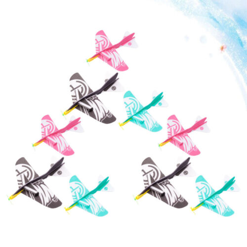 9 PCS Foam 360 Assembled Rotary Aircraft Gliders for Kids Plane Toy - Picture 1 of 11