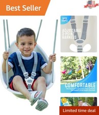 Toddler Swing - Adjustable Safety Harness - Quick Click - Ages 6-36 Months