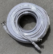 60ft RG59 COMBO 20AWG POWER VIDEO SDI 95 CCTV BNC COAXIAL CABLE