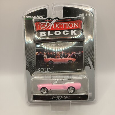 Greenlight 1967 Ford Mustang Barret Jackson Auction Block Pink PRETTY!