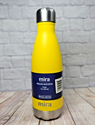 MIRA 12oz Insulated Vacuum Double Wall Stainless Steel Cola Shaped ...