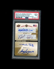 2010 UD MATT BIONDI MICHAEL PHELPS MARK SPITZ LOUGANIS AUTO /25!▪️PSA 9 MINT