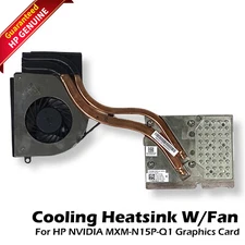 Genuine HP NVIDIA MXM-N15P-Q1 Graphics Card Fan & Heat Sink Assembly 773433-001