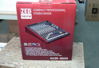 Allen & Heath ZED-12FX 12+2 Channel Mixer with Effects