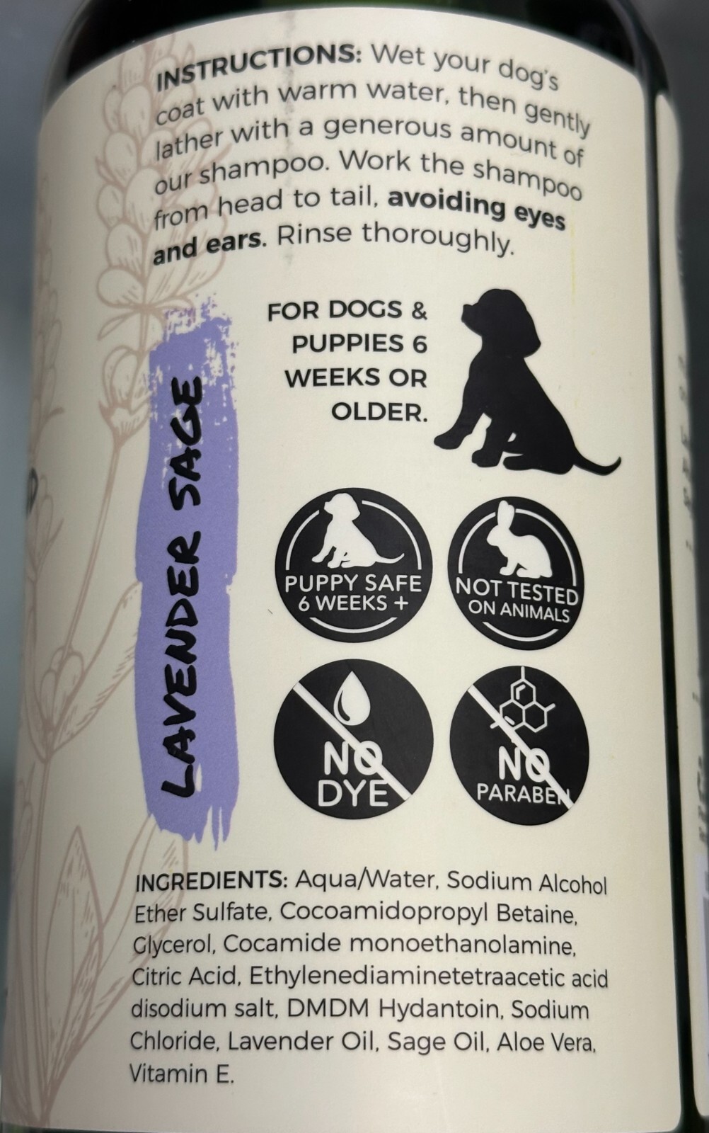 PRECIOUS TAILS ~ BOTANICAL BLEND Calm PET SHAMPOO + CONDITIONER Lavender Sage