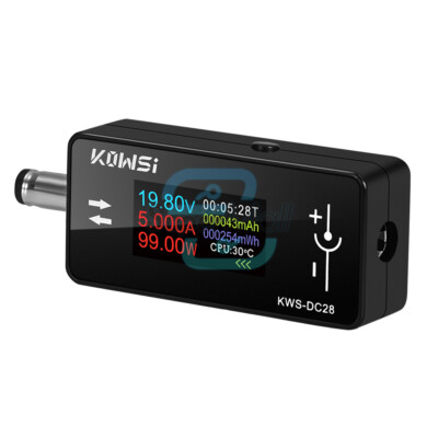 0.96-inch TFT HD Digital Power Tester Voltage Current Meter 4-30V DC 5.5*2.5