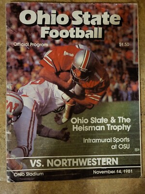 1981 Ohio State Vs Northwestern Football Program, Bob Atha