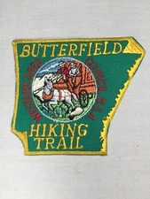 Westark Area Council Butterfield Hiking Trail thin letter pb Trail BSA Patch