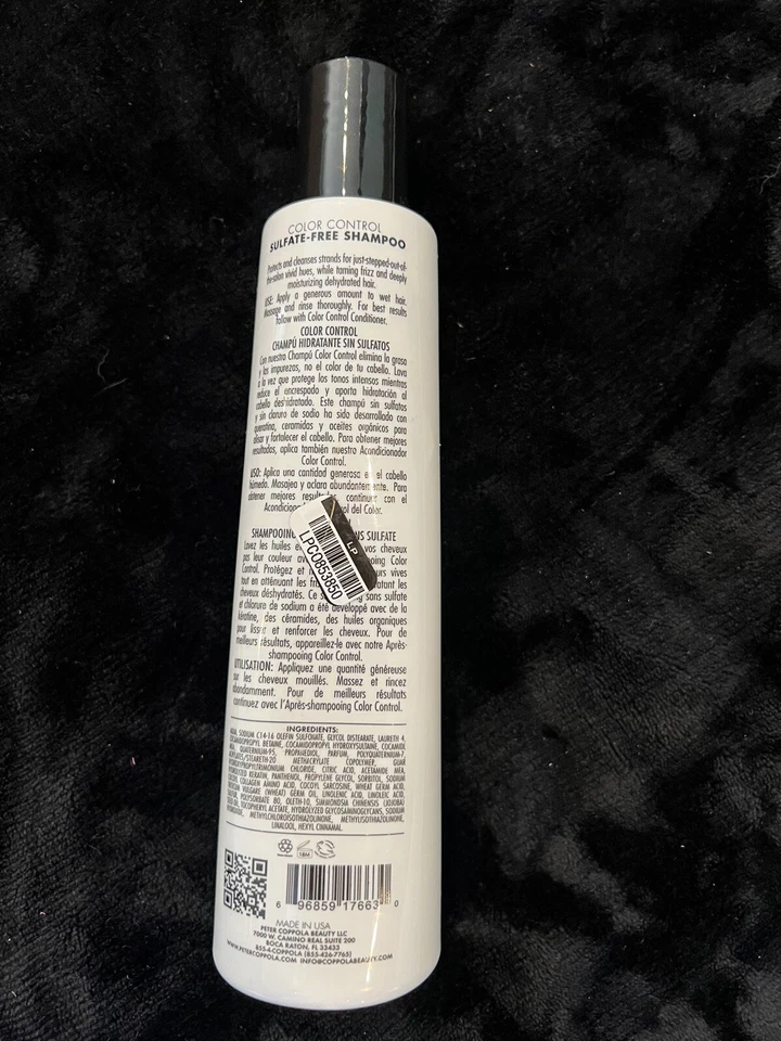 Peter Coppola Keratin Concept Color Control Sulfate-Free Shampoo 12 oz - A0088 - Image 2 of 2