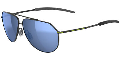 Bolle Livewire Polarized Men's Volt+ Black Acid Mt Aviator Sunglasses - BS142004