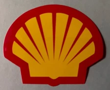 Shell Gasoline Sticker *Glossy* Finish.  Approx Size: 3”X 2.5”inch Self Adhesive