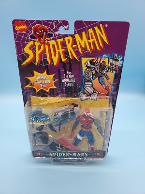 Marvel Toybiz 1996 Spider-Wars Animated Spider-Man Cyborg Spider-Man MOC 