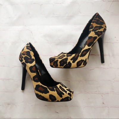 jessica simpson leopard heels