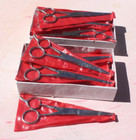 NUEVO 6.5" Tijeras de Corte de Peluquería Tijeras de Peluquería Lote de SEIS - HIELO Templado