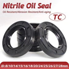 Oil Seal Metric Size Rotary Shaft Seal 8/10/14/15/16/18/20~28mm Inner Diameter