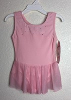 Jacques Moret Girls Dance Gymnastic Pink Leotard Size Xs 4/5 Jacques Moret Girls Dance Gymnastic Pink Leotard Size Xs 4/5