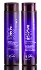 Joico Color Balance Purple Shampoo Plus Conditioner 10.1 Fl Oz (2 Count) 