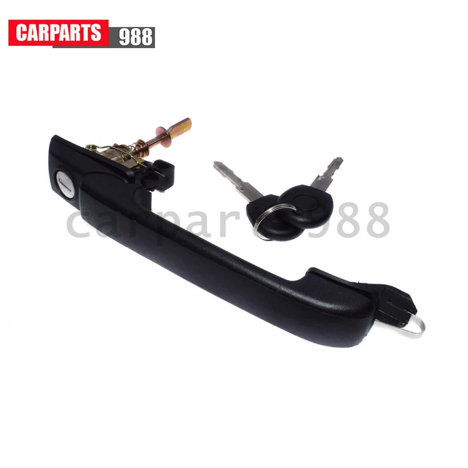 Manija de puerta exterior delantera izquierda derecha con llaves para 93-98 VW Jetta Golf 1H0837207C Foto 4 de 4