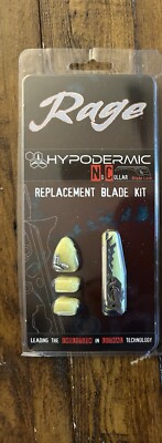 Rage Replacement Blades Hypodermic No Collar
