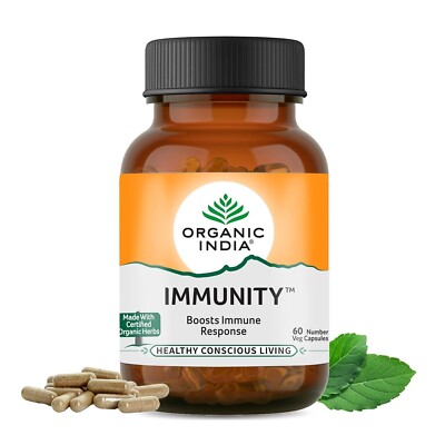 Organic India Immunity - 60 Veg Capsules