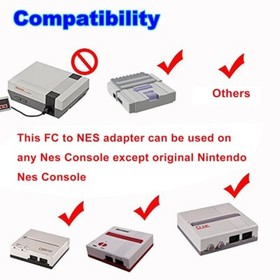 Cartridge Adapter Game Card Converter for Famicom FC 60 Pin to NES 72 Pin