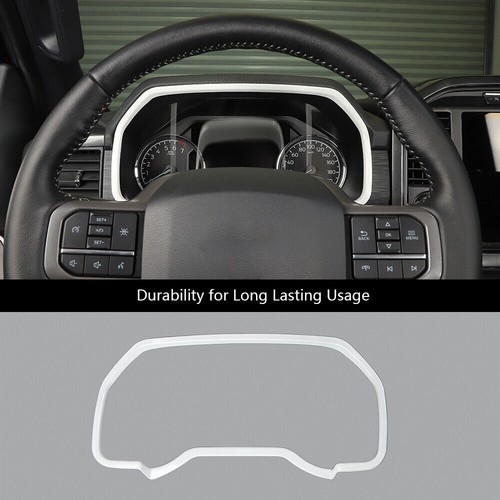 7PCS White Interior Decoration Trim Cover Kit For Ford F150 2021+ Accessories US - Picture 5 of 9