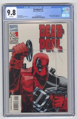 Deadpool Vol. 1 #1 CGC 9.8 Marvel Comic 1994 HI GRADE White Pages