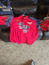 Chase Authentic  Hendricks  Motorsports  Jeff Gordon Shirt L  Red Blue Yellow