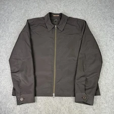 PS Paul Smith Jacket Mens XL Brown Full Zip Bomber Style Workwear Smart Casual