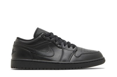 Nike Air Jordan 1 Low Triple Black 2022 553558-093 Available Now