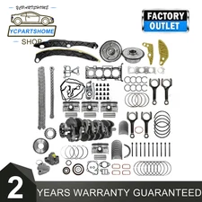 G4KH 2.0L Engine Overhual Rebuilding Kit w/ Crankshaft & Conrods For Hyundai KIA